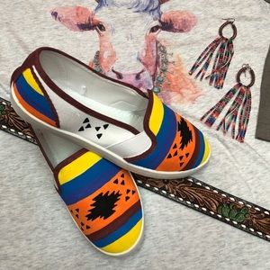 Western painted time and tru shoes woman’s size 7